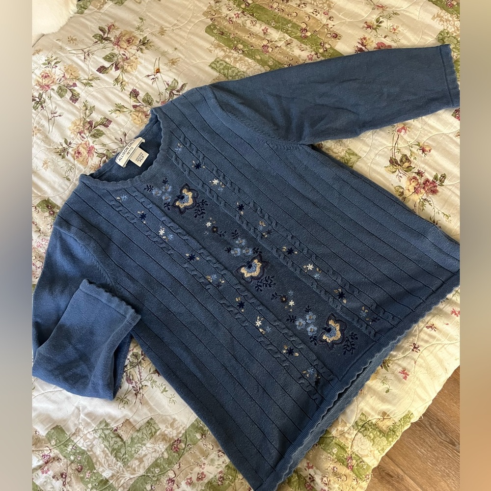 Embroidered sweater